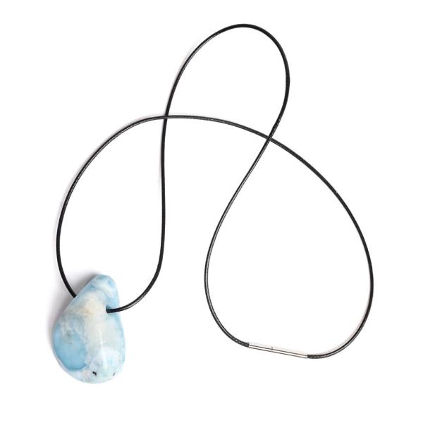 Larimar p��v�sek se ���rkou s nerezov�m uz�v�rem