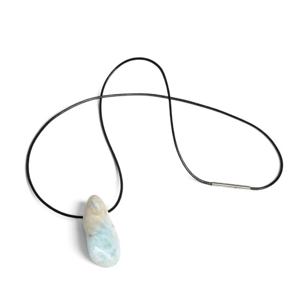 Larimar p��v�sek se ���rkou s nerezov�m uz�v�rem