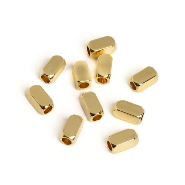 Kv�dr kor�lek 3x5mm zlat� 10 ks