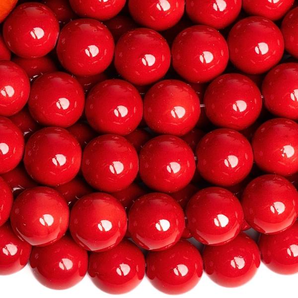 Jadeit mashan kor�lky 10mm �erven� ���ra