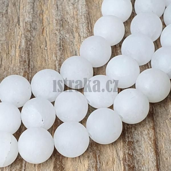 Jadeit korlky 10mm mln bl matn ra