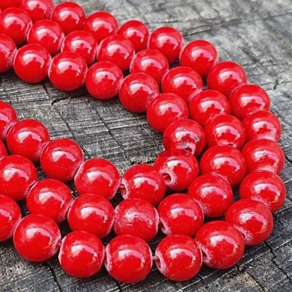 Jadeit mashan korlky 4mm erven ra