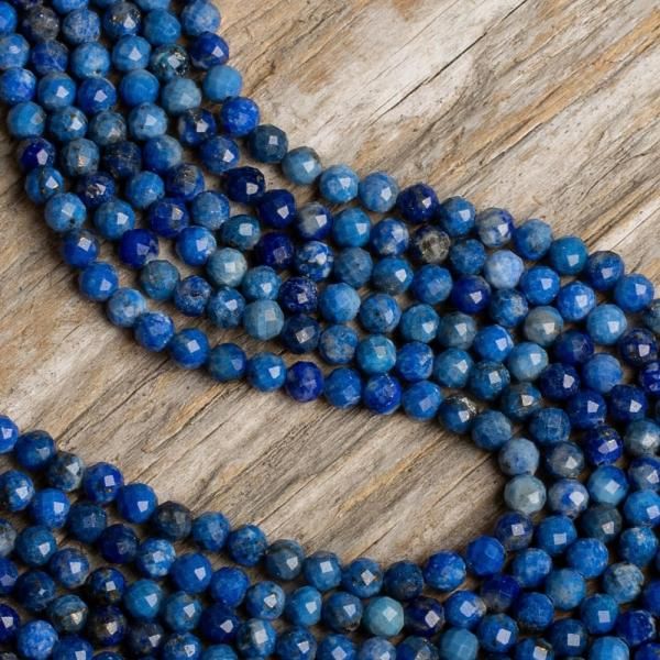 Lapis lazuli korlky 3mm brouen ra