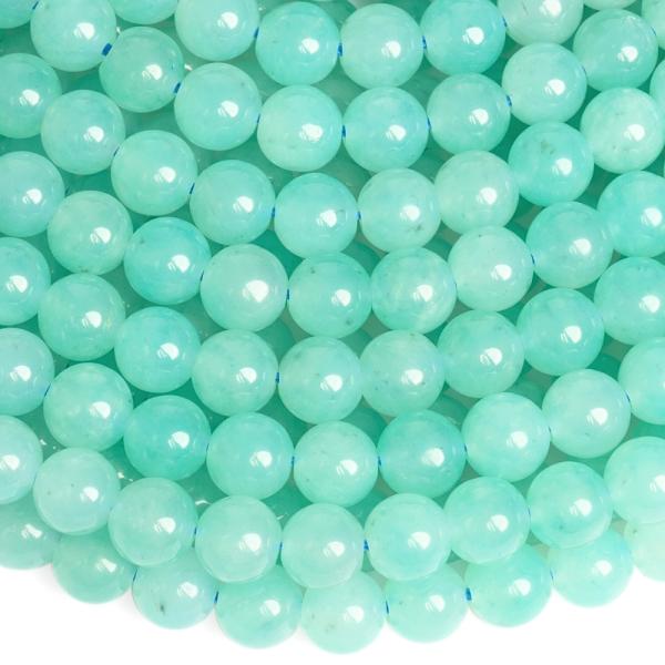 Amazonit modr� 6mm p�l���ra