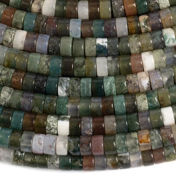 Acht indick korlky 4x2mm heishi plra