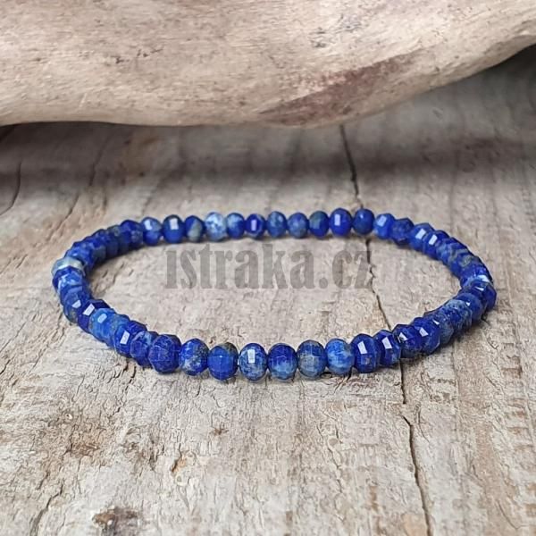 Nramek lapis lazuli 3x4mm brouen rondelky