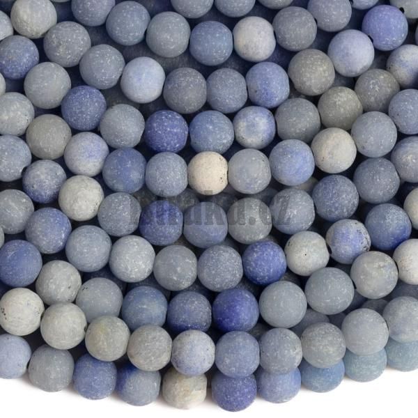 Avanturn korlky 4mm modr matn ra