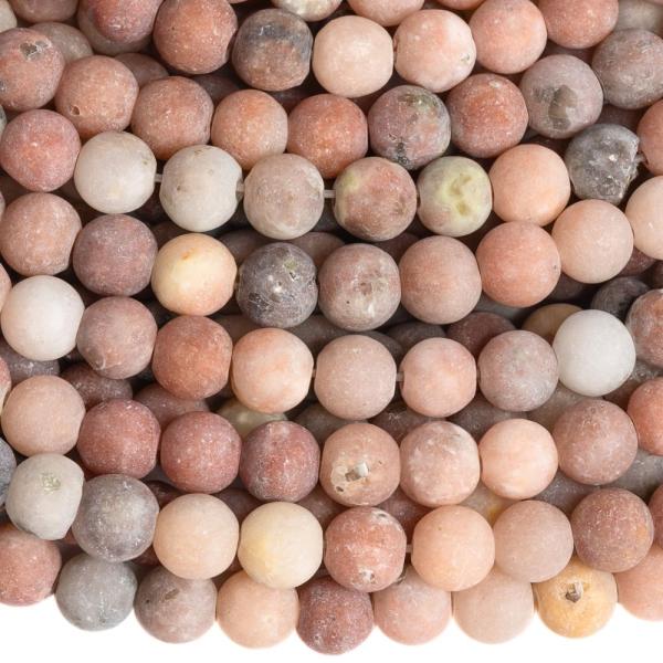 Jaspis cherry blossom kor�lky 6mm matn� ���ra