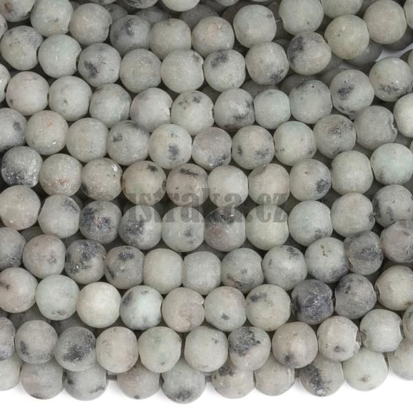 Jaspis kiwi korlky 4mm matn ra