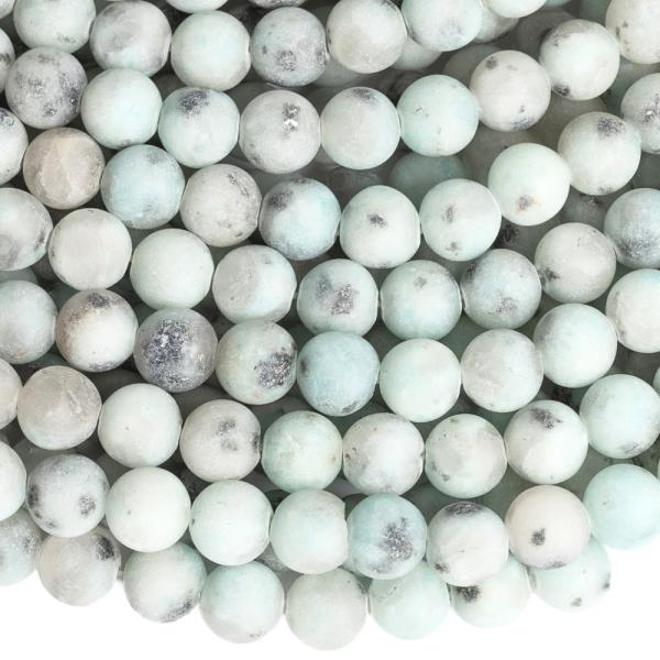 Jaspis kiwi kor�lky 6mm matn� ���ra