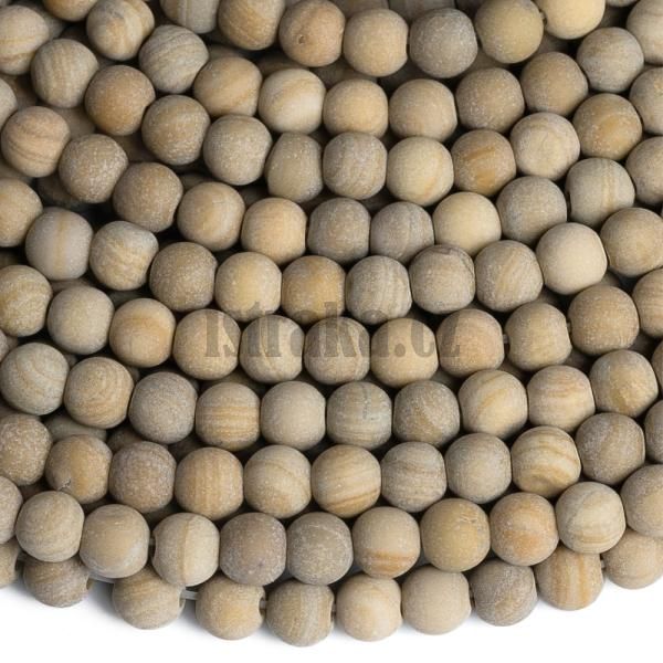 Jaspis Mars kor�lky 4mm matn� ���ra