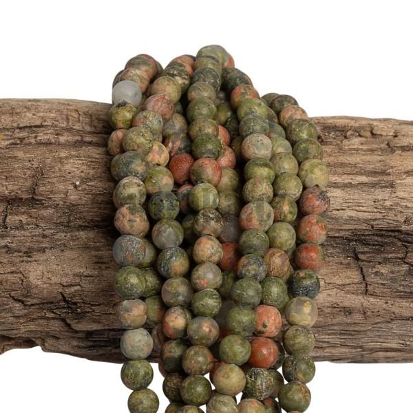 Unakit korlky 4mm matn ra