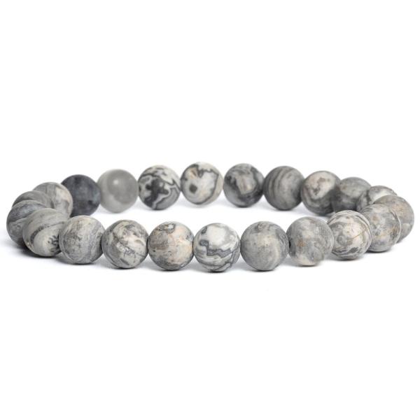 N�ramek jaspis krajinn� 8mm matn�
