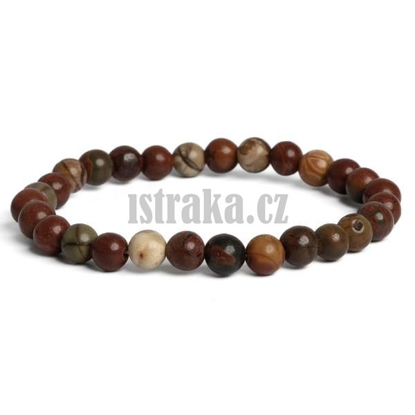 Nramek jaspis picasso 6mm