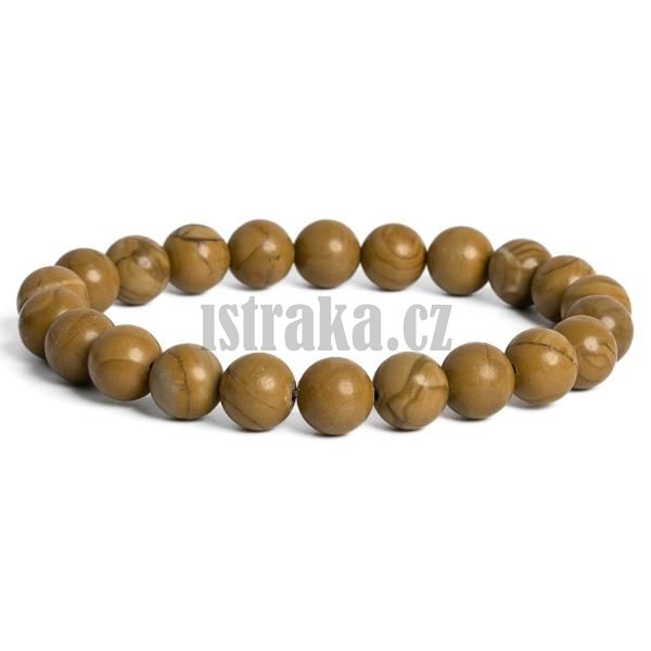 Nramek jaspis woodgrain 8mm