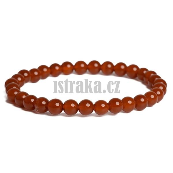 Nramek karneol 6mm