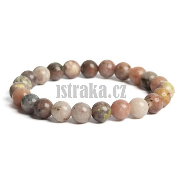 Nramek jaspis cherry blossom 8mm