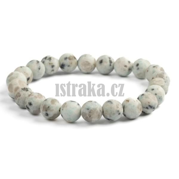 Nramek jaspis kiwi 8mm matn