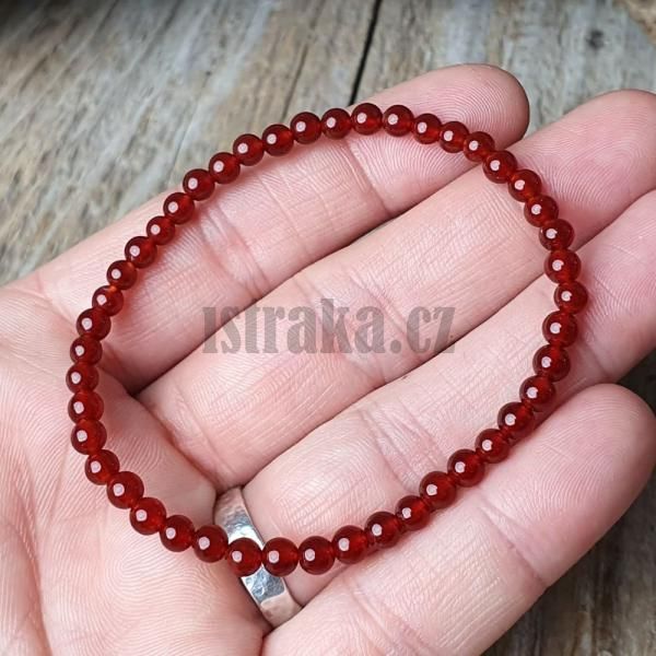 Nramok karneol 4mm 2