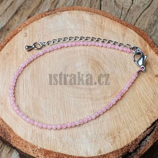 naramok-z-prirodneho-mineralu-ruzenin-2-3mm-svetloruzovy-so-zapinanim-karabinkou-leskly-el