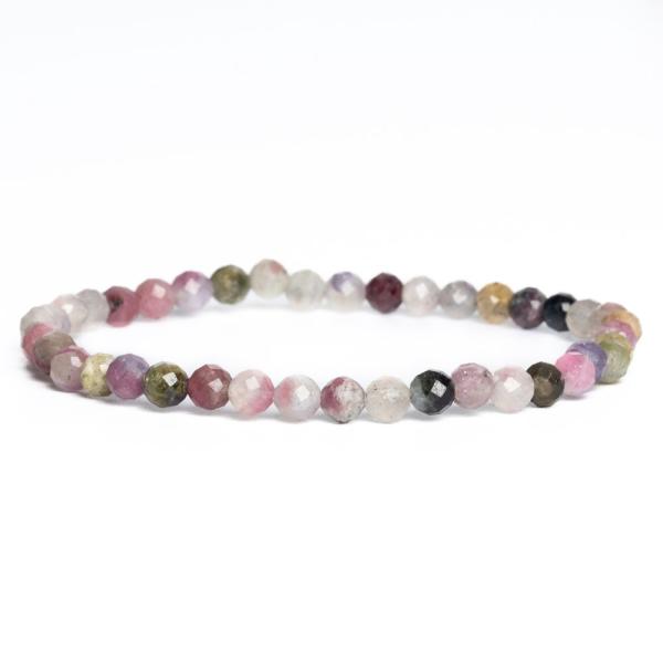 N�ramek turmal�n mix barev brou�en� 4mm