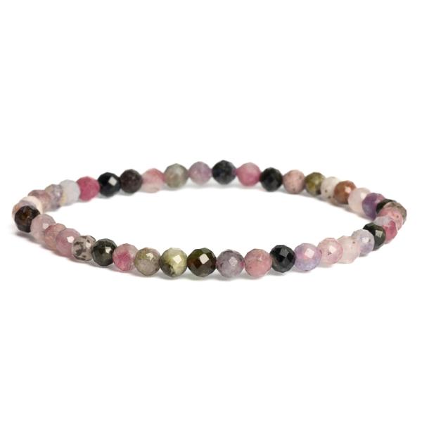 N�ramek turmal�n mix barev brou�en� 4mm