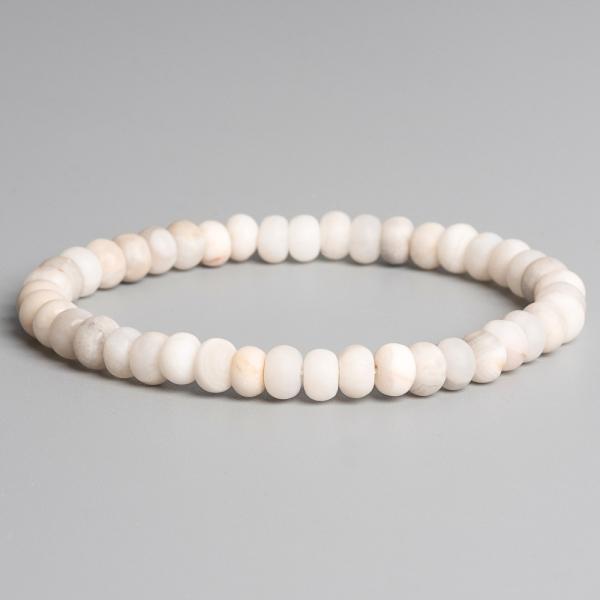 N�ramek ach�t b�l� matn� 4x6mm tu�n� rondelky