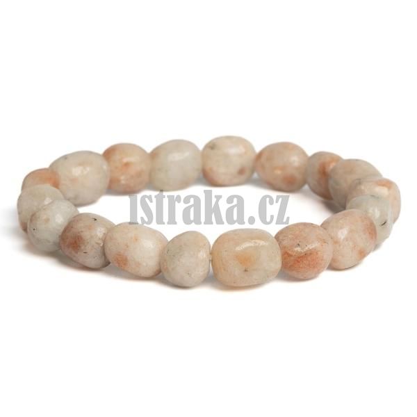 Nramek slunen kmen zlatobl kamnky 8-10mm