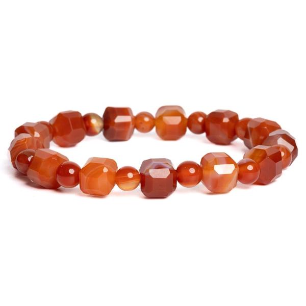 N�ramek sardonyx 8mm kostky + kuli�ky