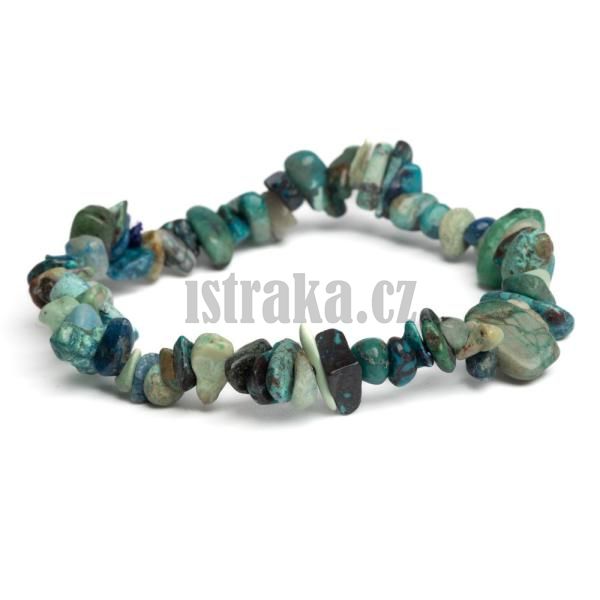 Nramek chryzokol zlomky 6-10 mm