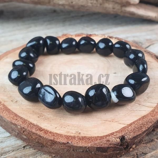 Pnsk nramek turmaln ern kamnky 10x12mm