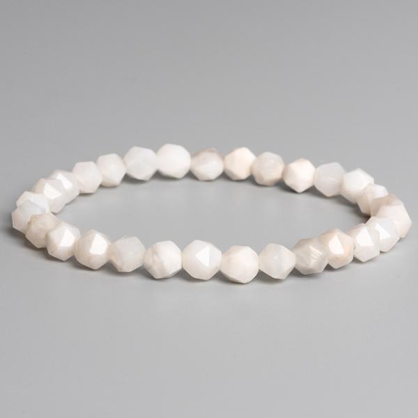 N�ramek ach�t b�l� 6mm bicone v�brus