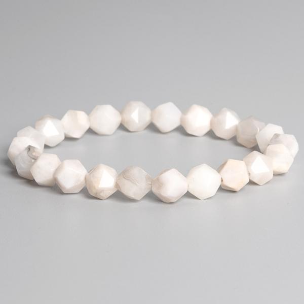 N�ramek ach�t b�l� 8mm bicone v�brus