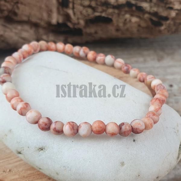 Nramek jaspis netstone 4mm matn