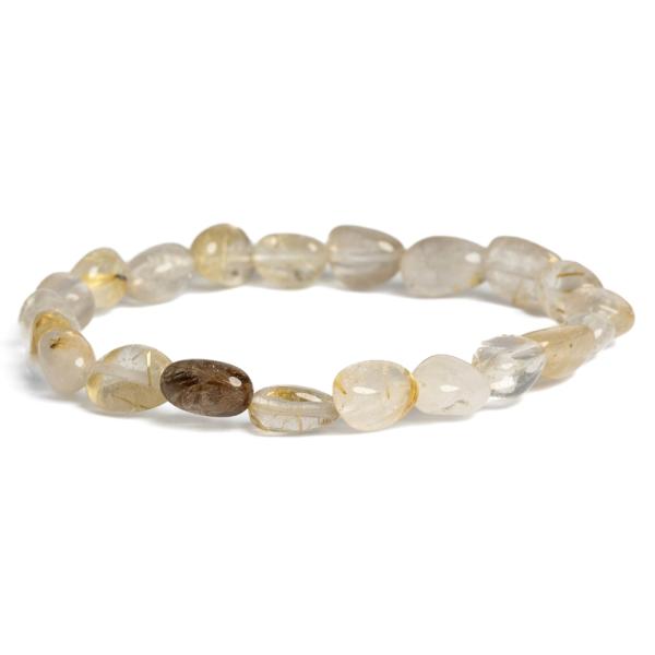 N�ramek k�i���l se zlat�m rutilem nugety 8x10mm