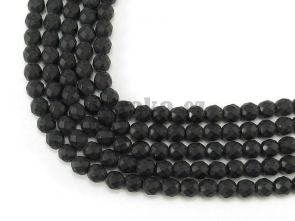 Onyx korlky 4mm matn brouen ra