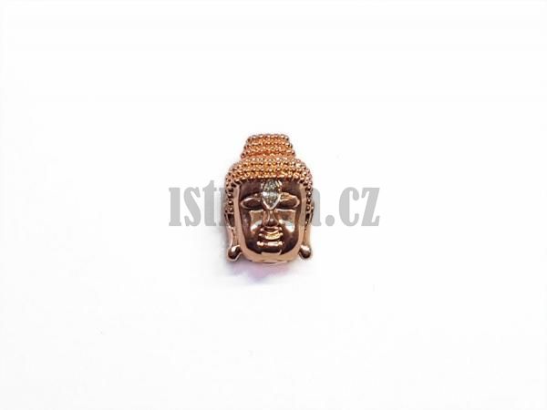 Buddha korlek rov zlato s blm zirkonem