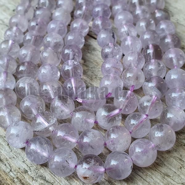 Ametyst lavender korlky 8mm svtl ra