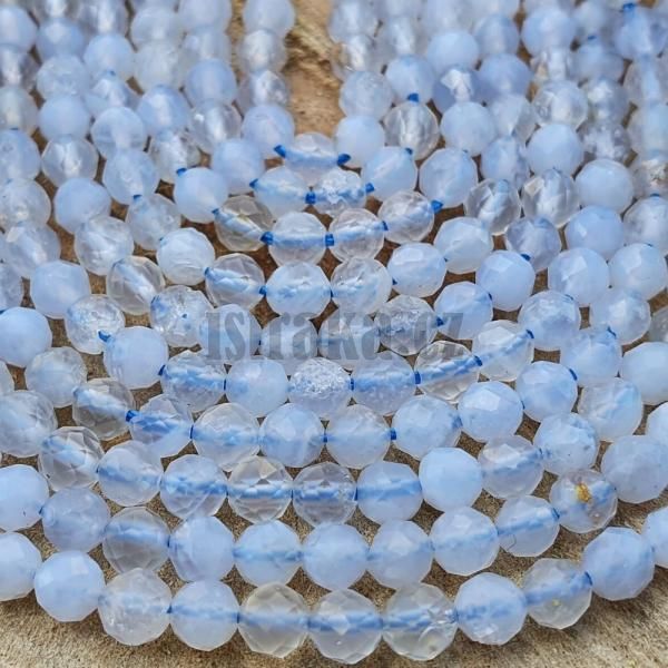 Chalcedon korlky 3mm brouen ra