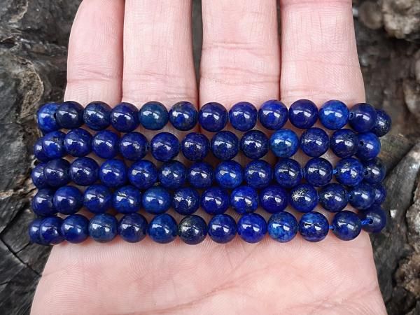 Lapis lazuli dobarvovn korlky 6mm leskl ra