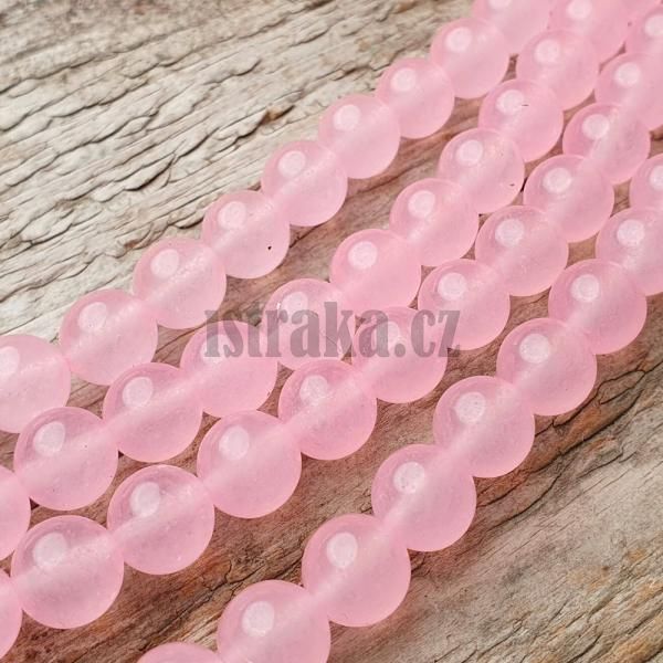 Jadeit korlky 8mm bonbnov broskvov ra