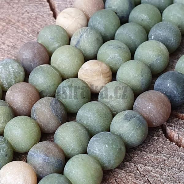 Jadeit Taiwan korlky 6mm matn ra