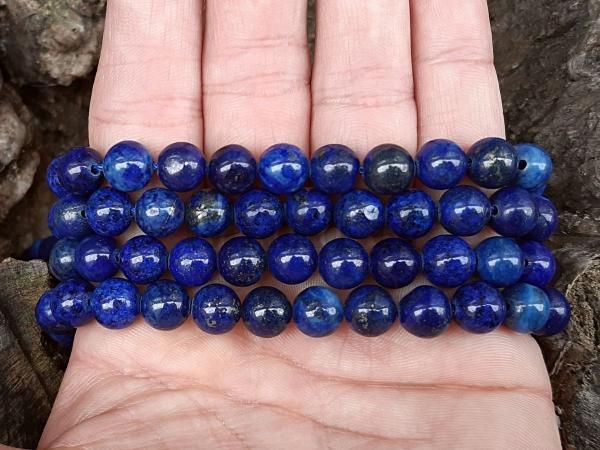 Lapis lazuli dobarvovn korlky 8mm ra