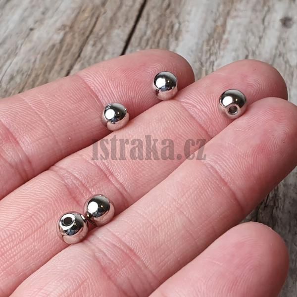 koralky-z-nerezovej-ocele-6mm-starostrieborne-nerezove-leskle.hladke-s-vacsou-dierkou-