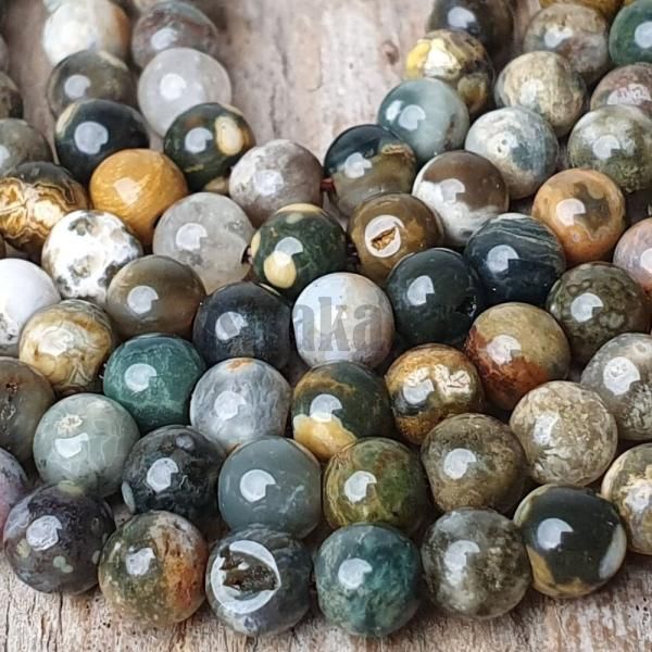 Jaspis ocensk prodn korlky 4mm plra