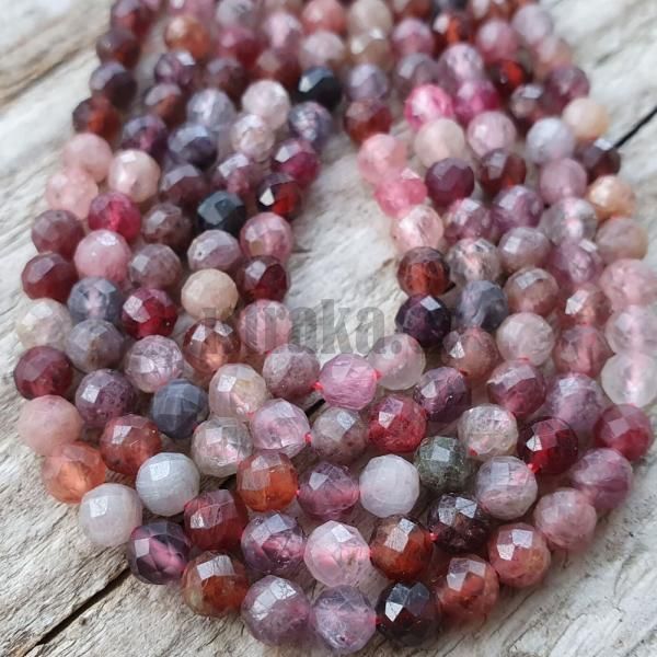Spinel korlky 4mm mix barev plra