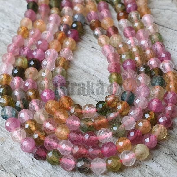 Turmaln mix barev korlky 3,5mm brouen ra