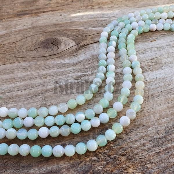goralky-achat-krajkovy-mentolove-leskle-zelene-svetle-s-bielou-kresbou-8mm