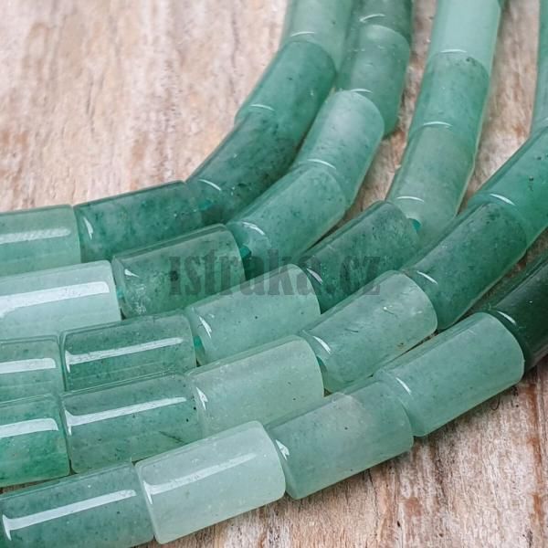 Avanturn zelen trubiky korlky 5x8mm ra