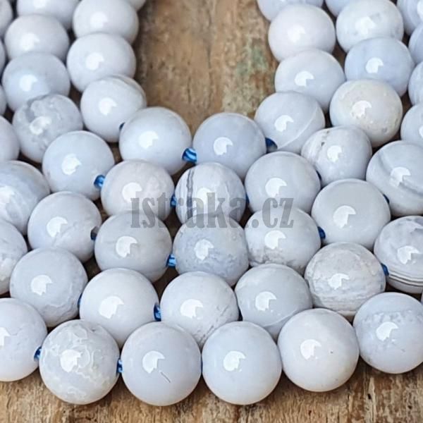 Chalcedon korlky 4mm ra